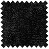 Florence Faux Suede, Classic Black - Motorised Roman Blind